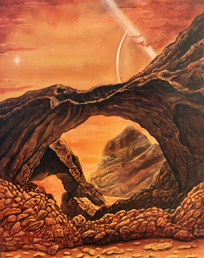 Surface Of Titan oil painting