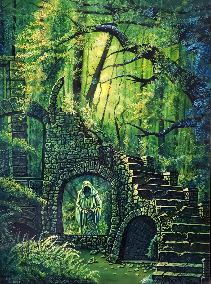 fantasy oil painting
