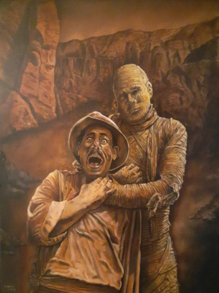 horror oil paintimg